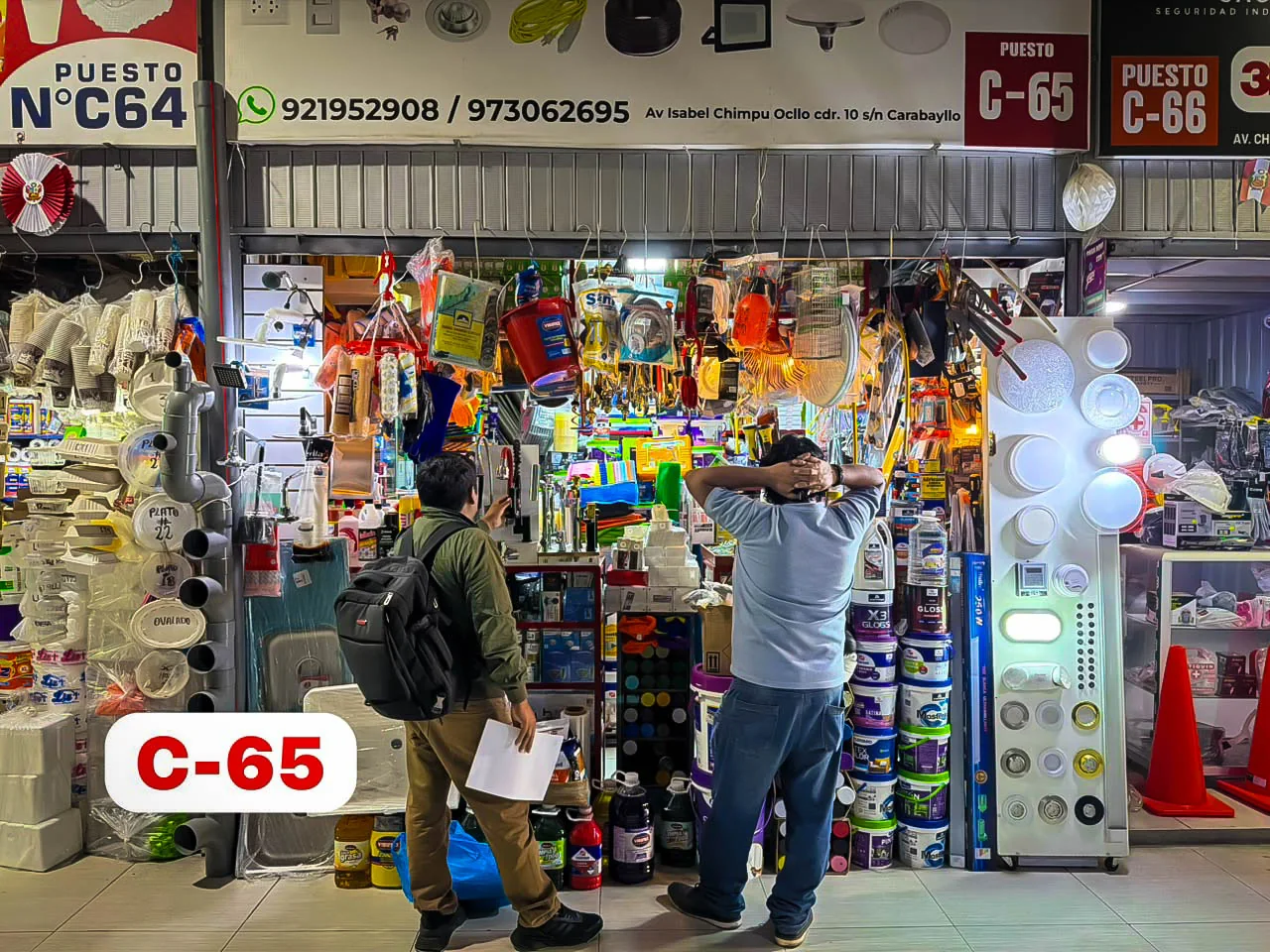 Local C65 en Qatuna Chimpú Ocllo